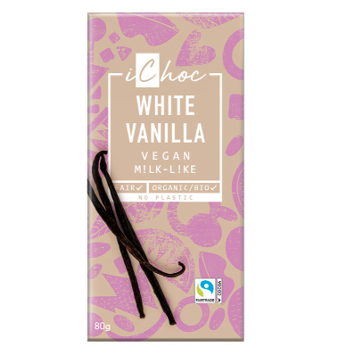 Bio Schokolade White Vanilla, vegan