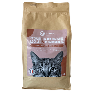 Croquettes aux Insectes - Chats Stérilisés