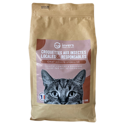 Croquettes aux Insectes - Chats Stérilisés