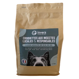 Croquettes aux Insectes - Chiens Races Moyennes