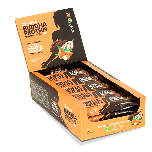 Barre Protéinée Bouddha Cacao & Fruits à Coques Bio - X15