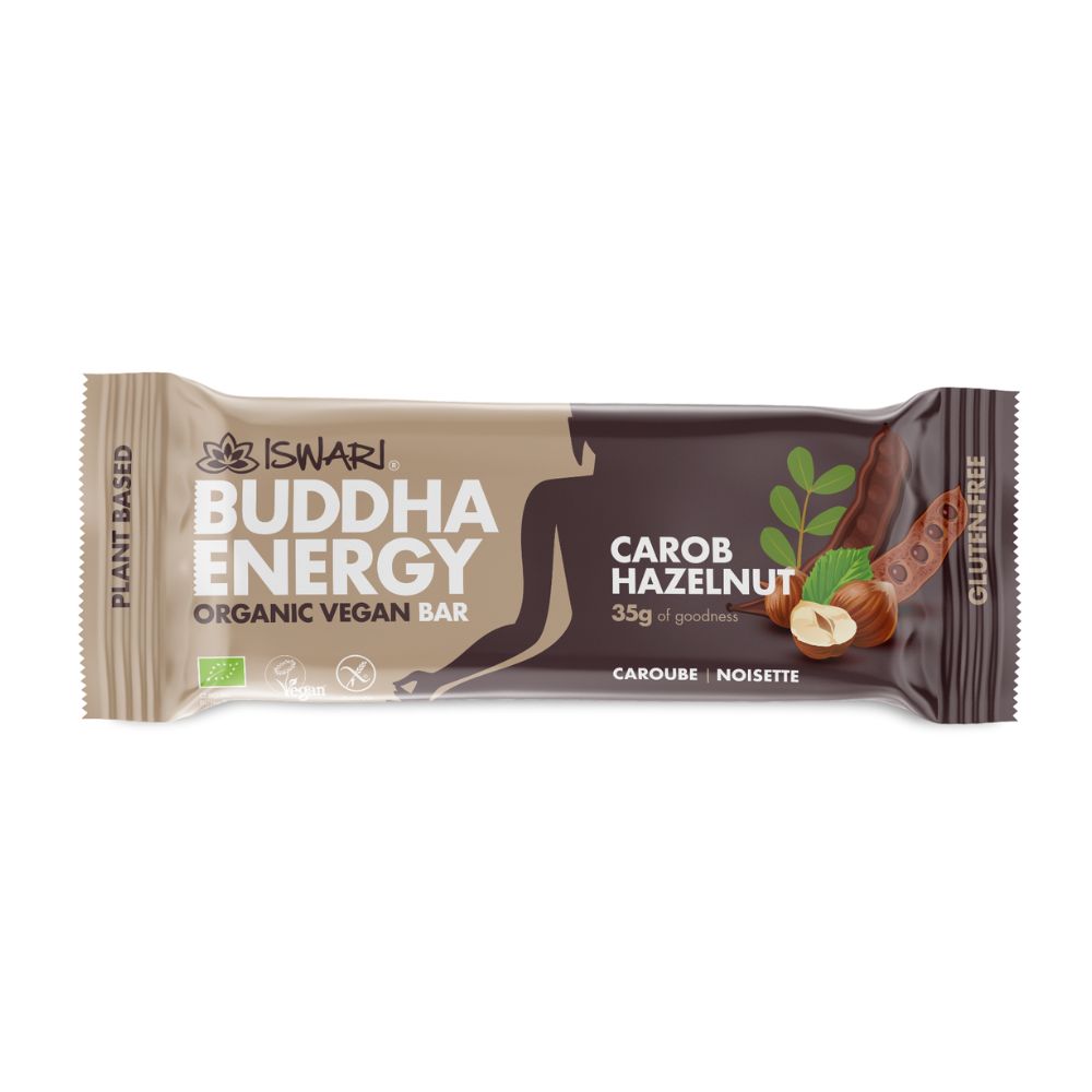 Barre protéinée bouddha caroube et noisette bio