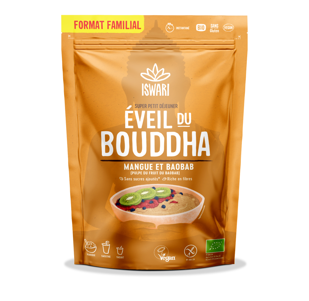 Petit Déjeuner Éveil du Bouddha Mangue & Baobab Bio