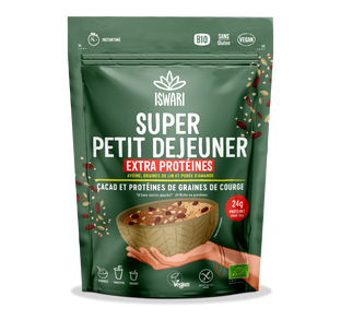 Petit déjeuner extra proteine cacao bio