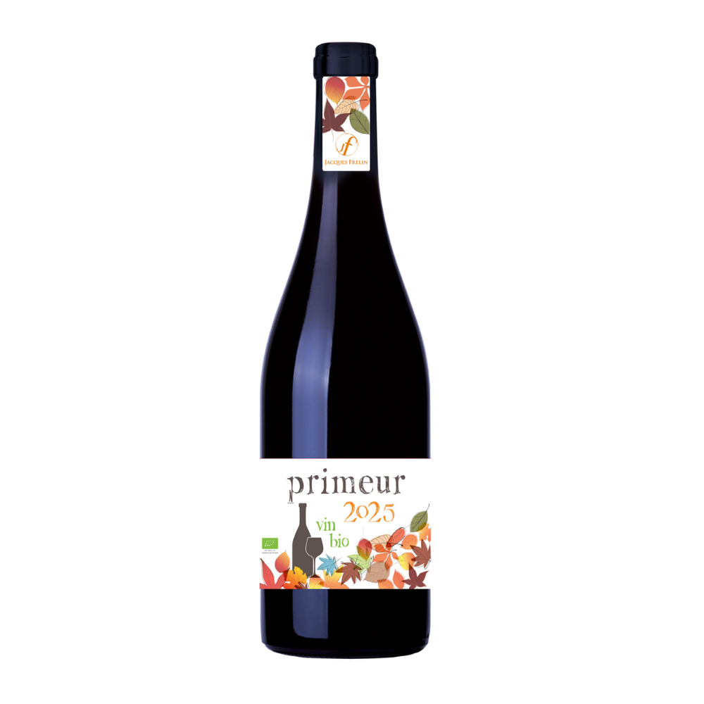 Vin primeur 2025 IGP Pays du Gard Merlot rouge bio