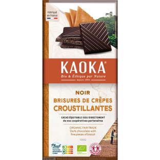 Chocolat Noir 58% Crêpes Croustillantes Bio