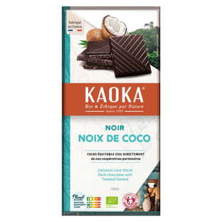 Chocolat Noir à la Noix de Coco Bio