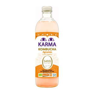 Kombucha aux agrumes bio et equitable