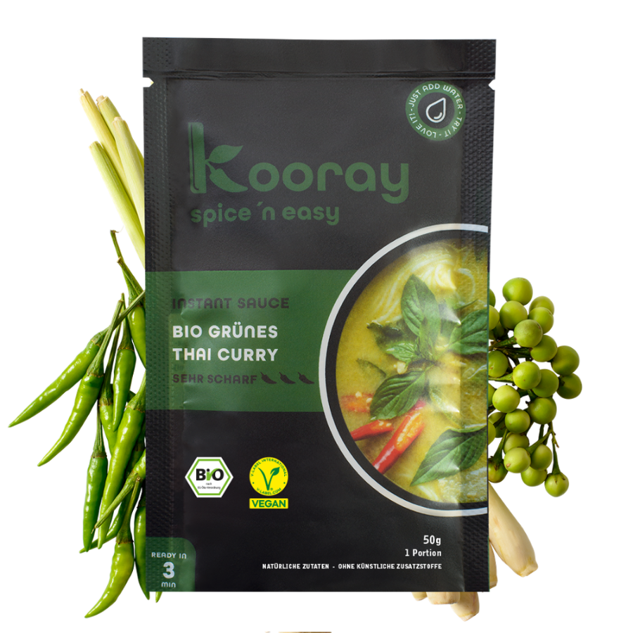 Bio Instantsauce Thai Curry grün