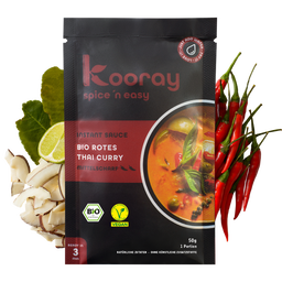 Bio Instantsauce Thai Curry rot