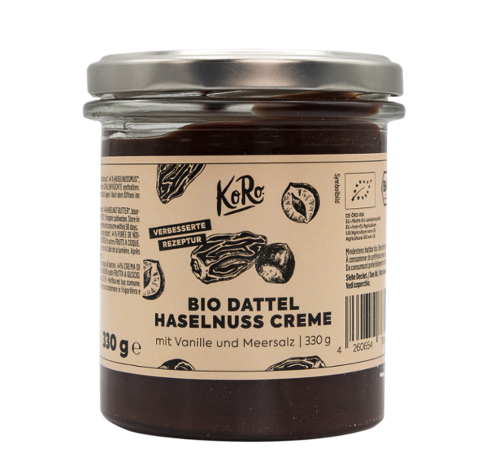 Bio Dattel-Haselnuss-Creme