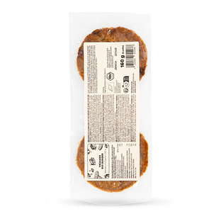 Burger vegan aux shiitakés et poivrons bio