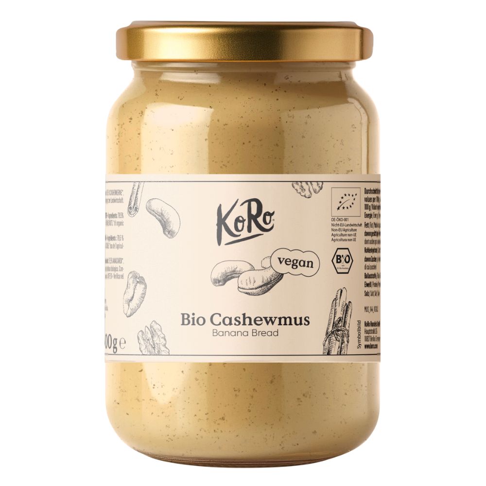 Purée de cajou saveur banana bread bio
