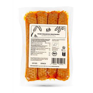 Saucisse vegan bio