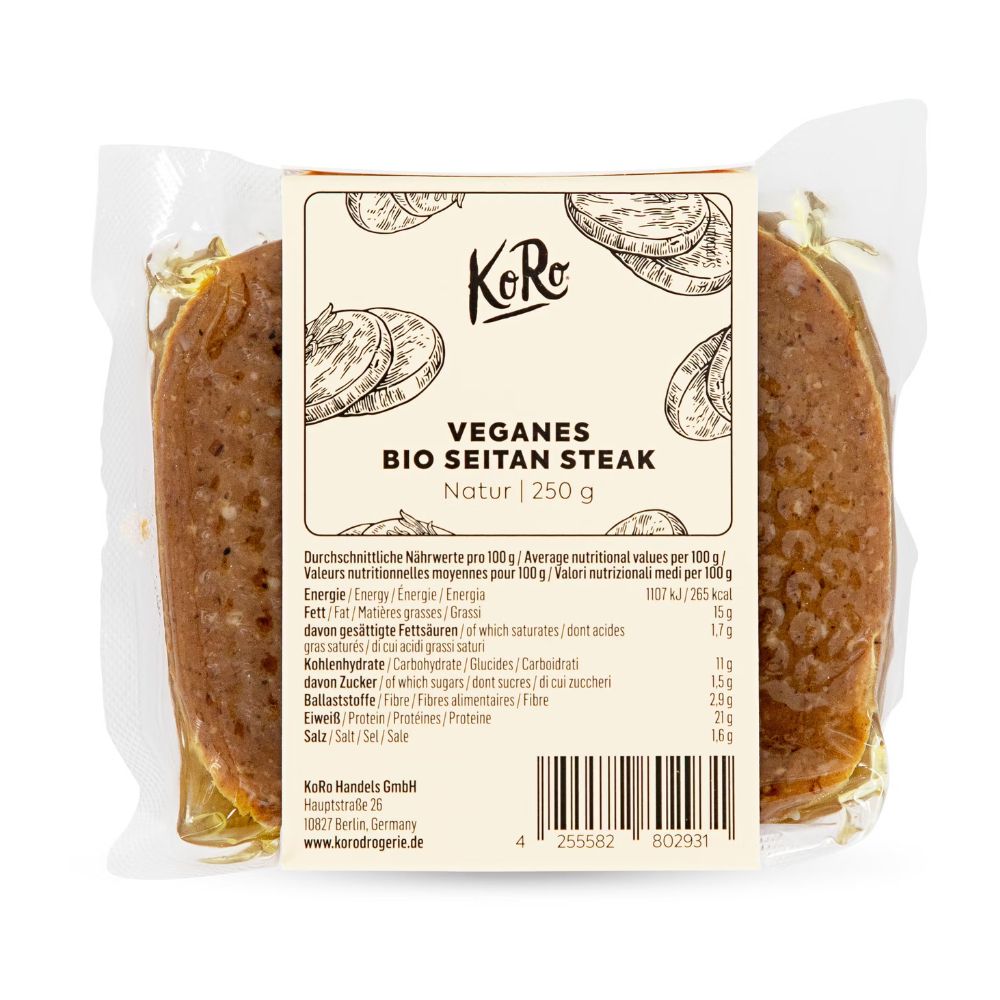 Steak de seitan vegan bio