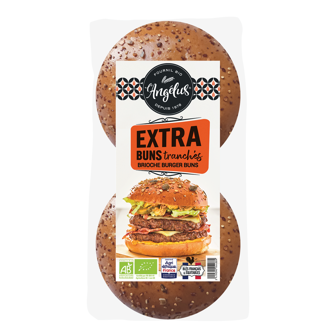 Extra Buns Tranchés Bio 2x90g