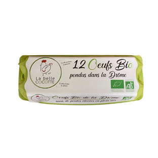 Œufs plein air bio x 12