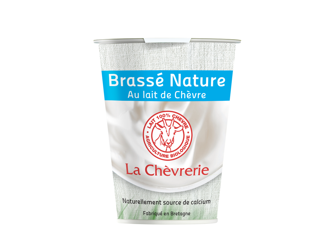 Brassé nature au lait de chèvre bio