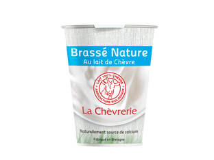 Brassé nature au lait de chèvre bio