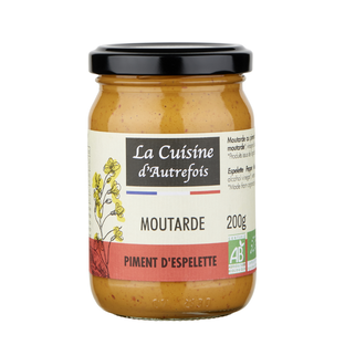 Moutarde au Piment d'Espelette Bio