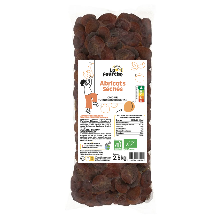 Abricots Séchés Bio