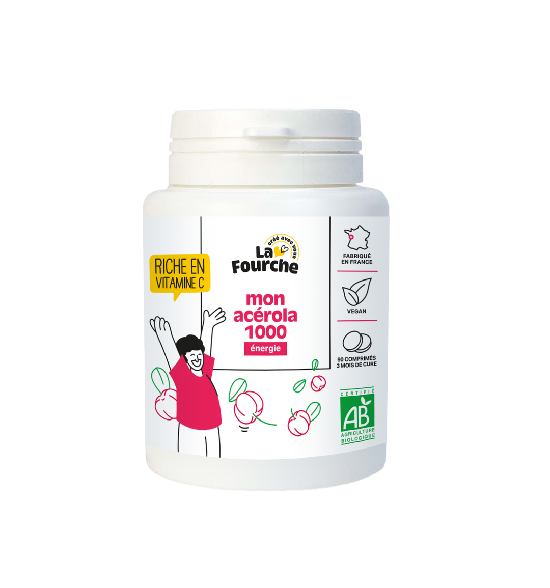 Acérola bio - énergie x 90