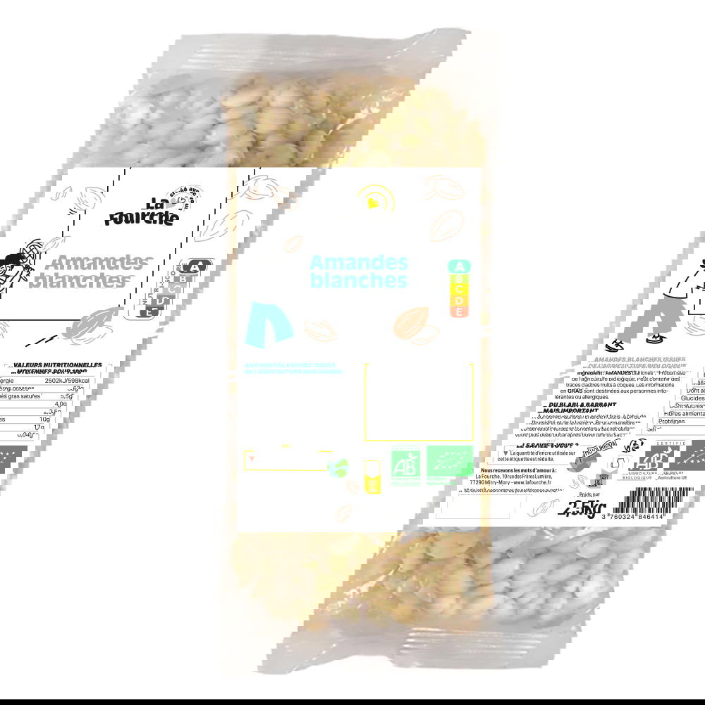 Amandes Blanches Bio