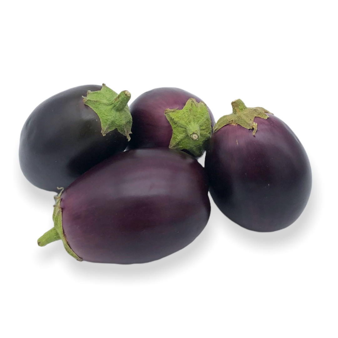 Aubergines bio origine Italie