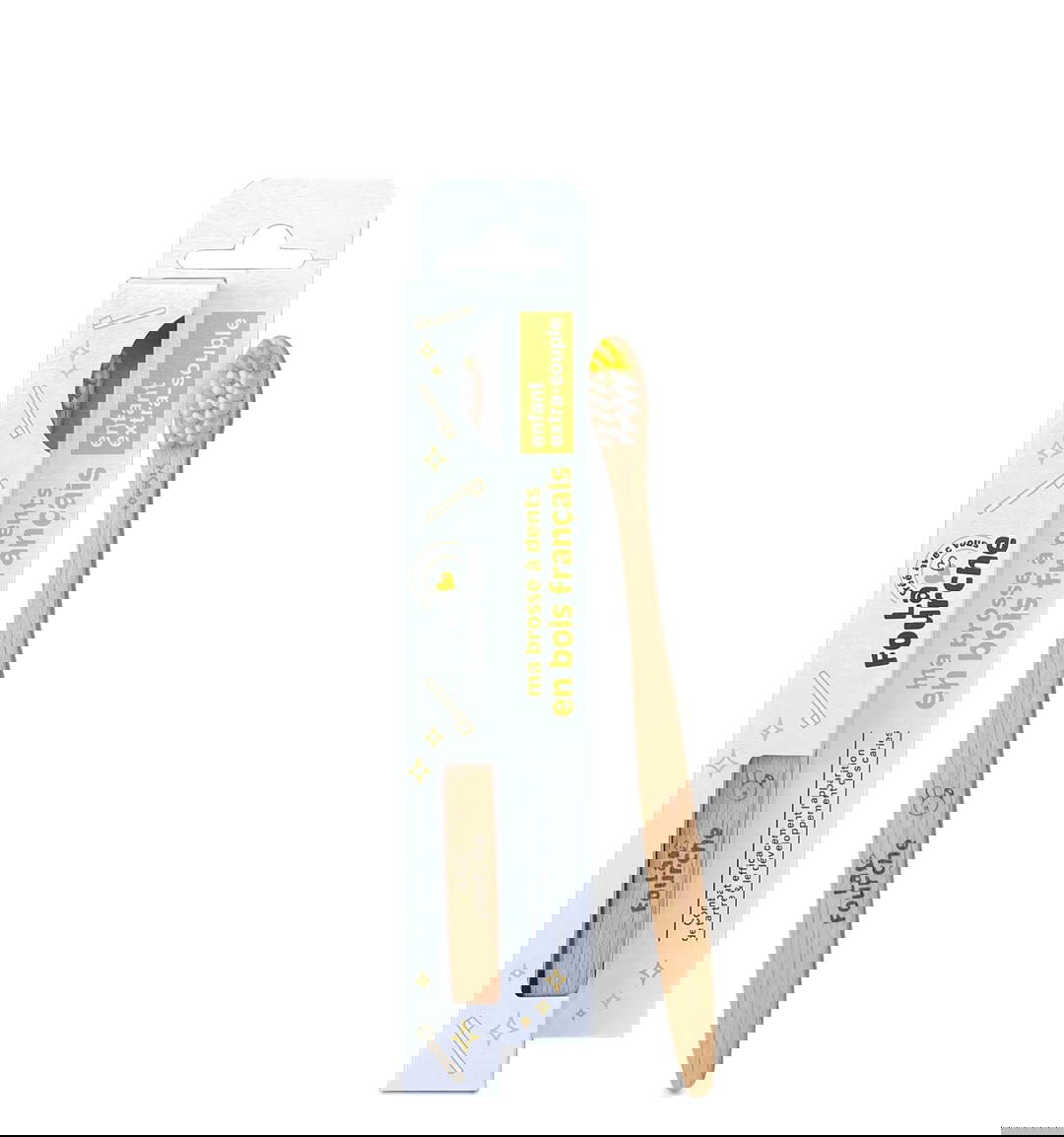 Brosse à Dents en Bois Français Enfant Extra Souple