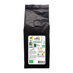 Café Moulu Corsé Ethiopie 100% Arabica Bio et Equitable