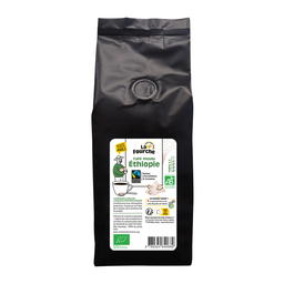 Café Moulu Corsé Ethiopie 100% Arabica Bio et Equitable