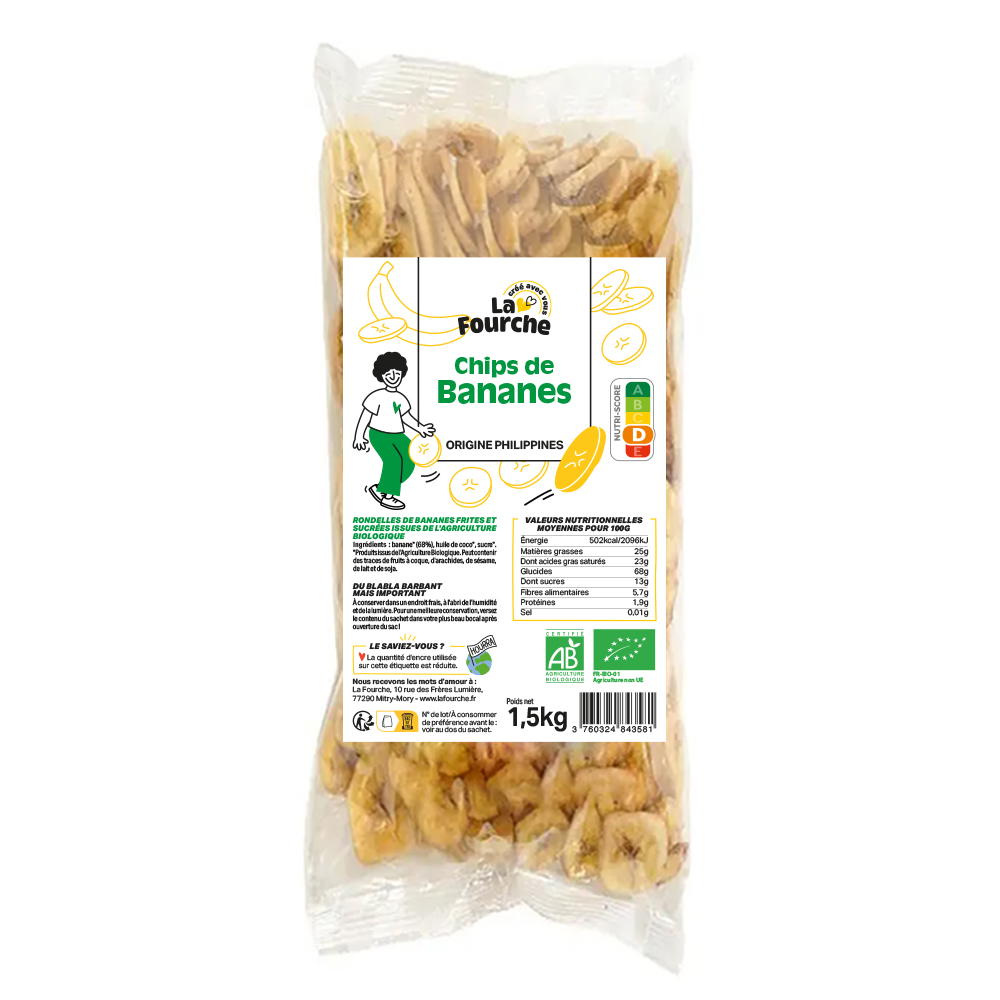 Chips De Banane Bio