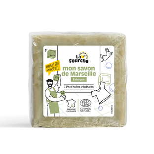 Cube de Savon de Marseille Certifié Cosmos Natural