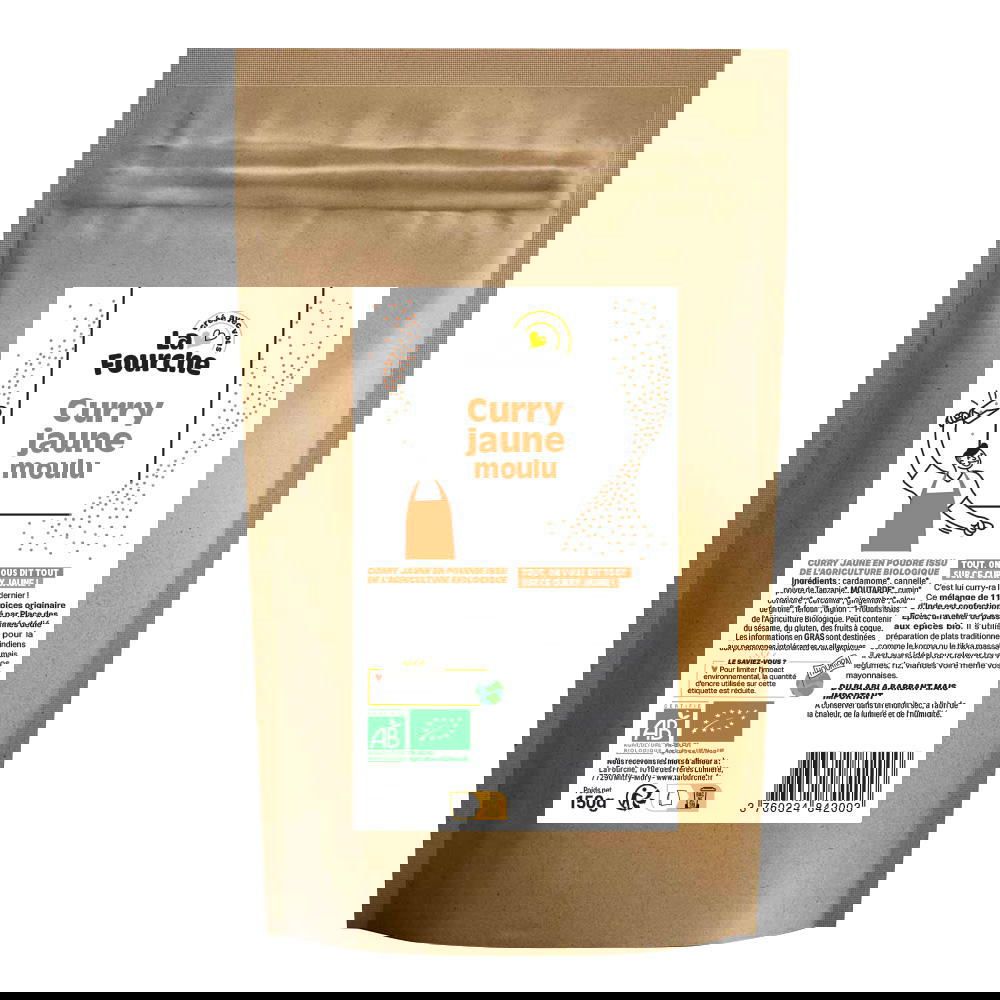 Curry Jaune Moulu Bio