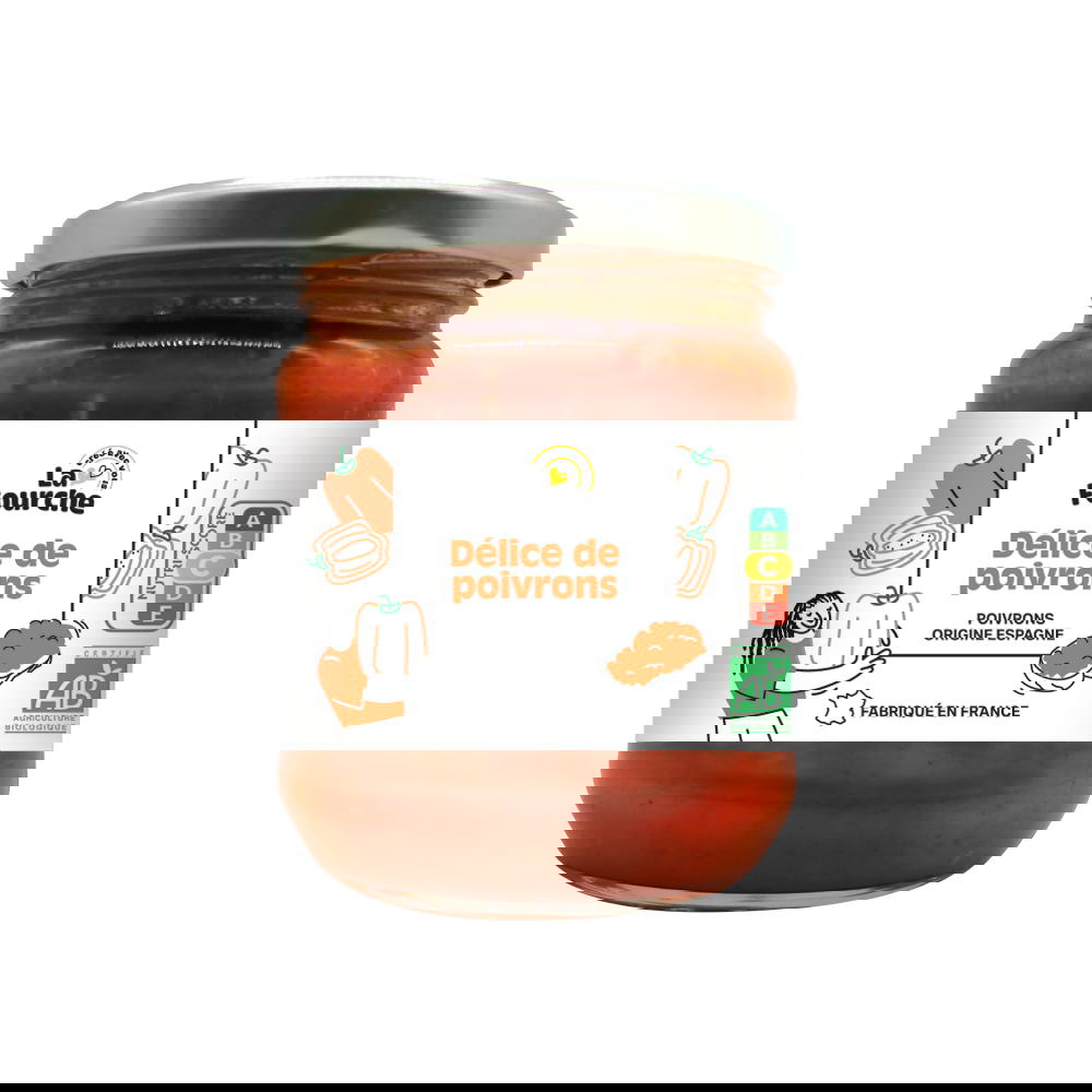 Délice de poivrons bio