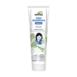 Dentifrice Fraicheur Certifié Cosmos Organic Sans Fluor