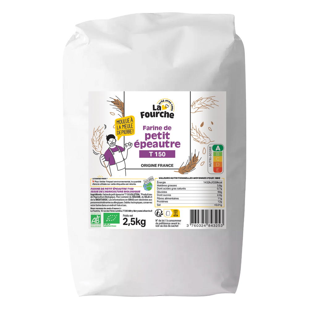 Farine De Petit Epeautre T150 Bio