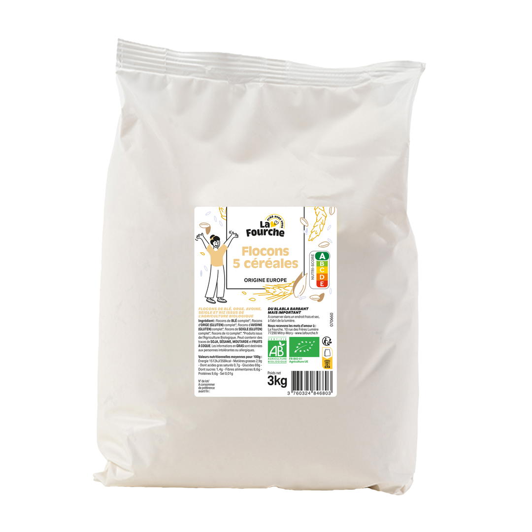 Flocons 5 céréales bio