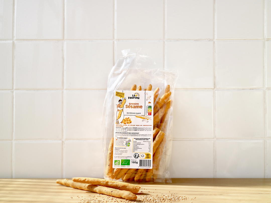 Gressins Au Sésame Bio