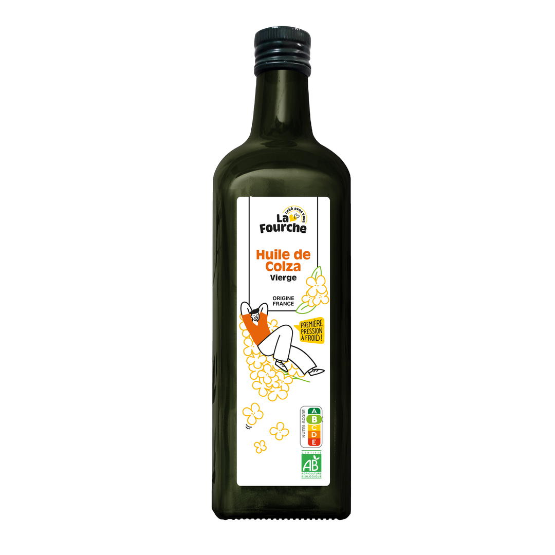 Huile de colza vierge origine France bio - 1L