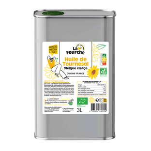 Huile de Tournesol Vierge Origine France Bio