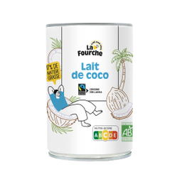 Lait de coco (17% de M.G.) bio et équitable