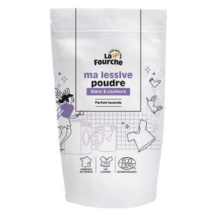 Lessive en poudre blanc & couleurs certifiée Ecodétergent - 3kg