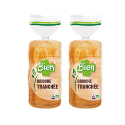 Lot de Brioches Tranchées Bio et Equitables x 2