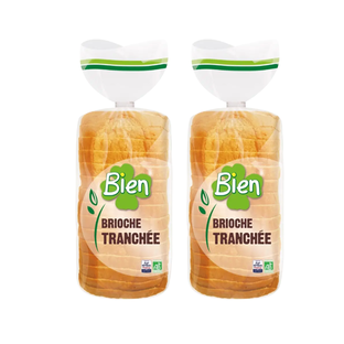 Lot de Brioches Tranchées Bio et Equitables x 2