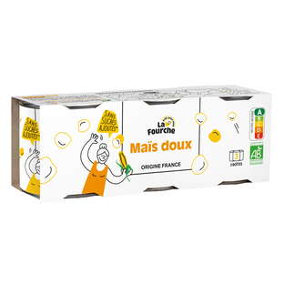 Maïs Doux Bio - 3x140g