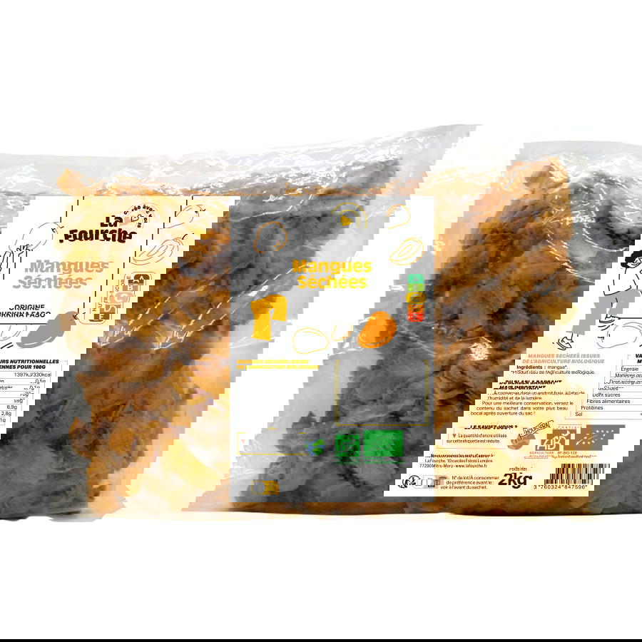 Mangues séchées bio