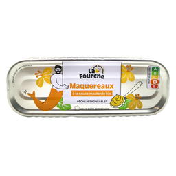 Maquereaux Pêche Responsable à la Sauce Moutarde Bio