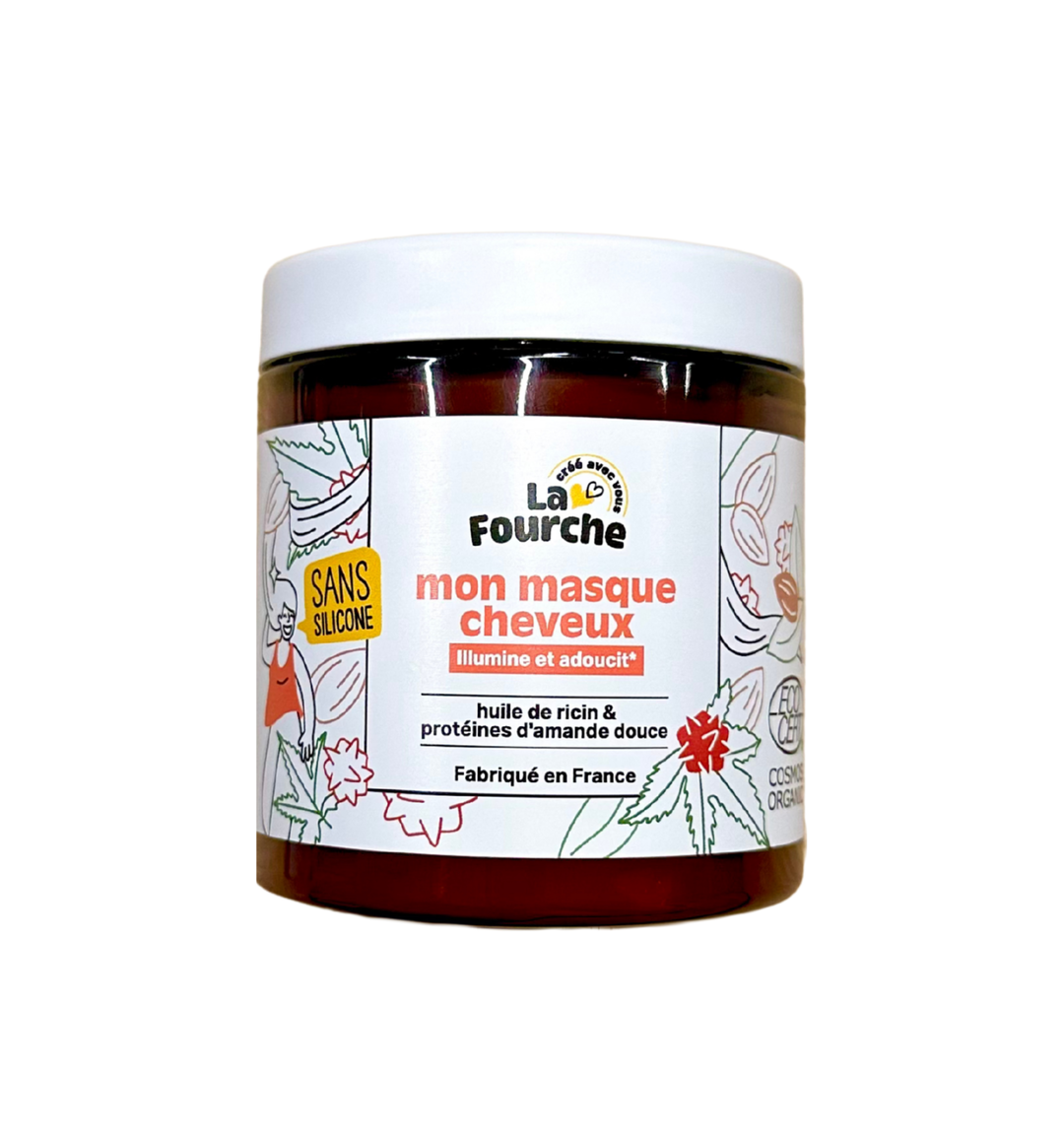 Masque cheveux brillance & douceur* certifié Cosmos Organic