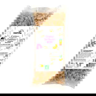 Noix de cajou grillées natures bio